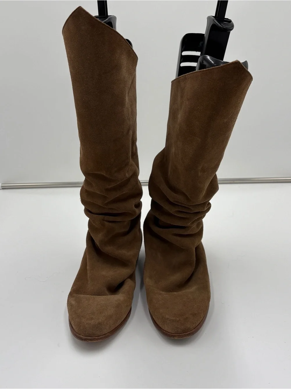 Vintage 70s Brown Suede Slouchy Tall Knee High Whimsigoth Hippie Women’s Size 8